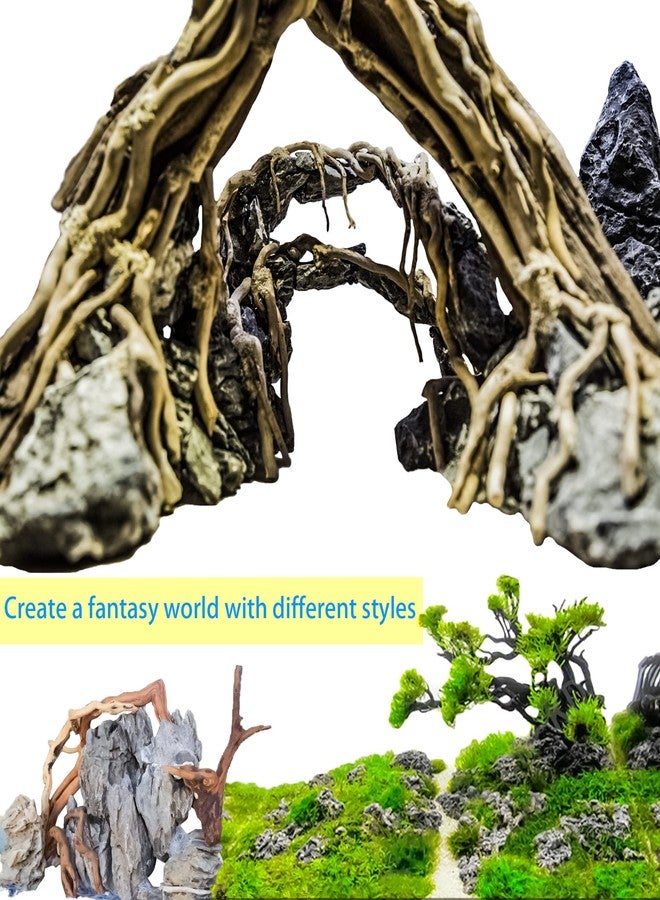 Vmiapxo 8 Pieces Natural Driftwood for Aquarium Decor, Assorted Sinkable Spider Wood, Reptile Drift Wood Branches Fish Tank Decorations (3.15''-4'') - Image 4